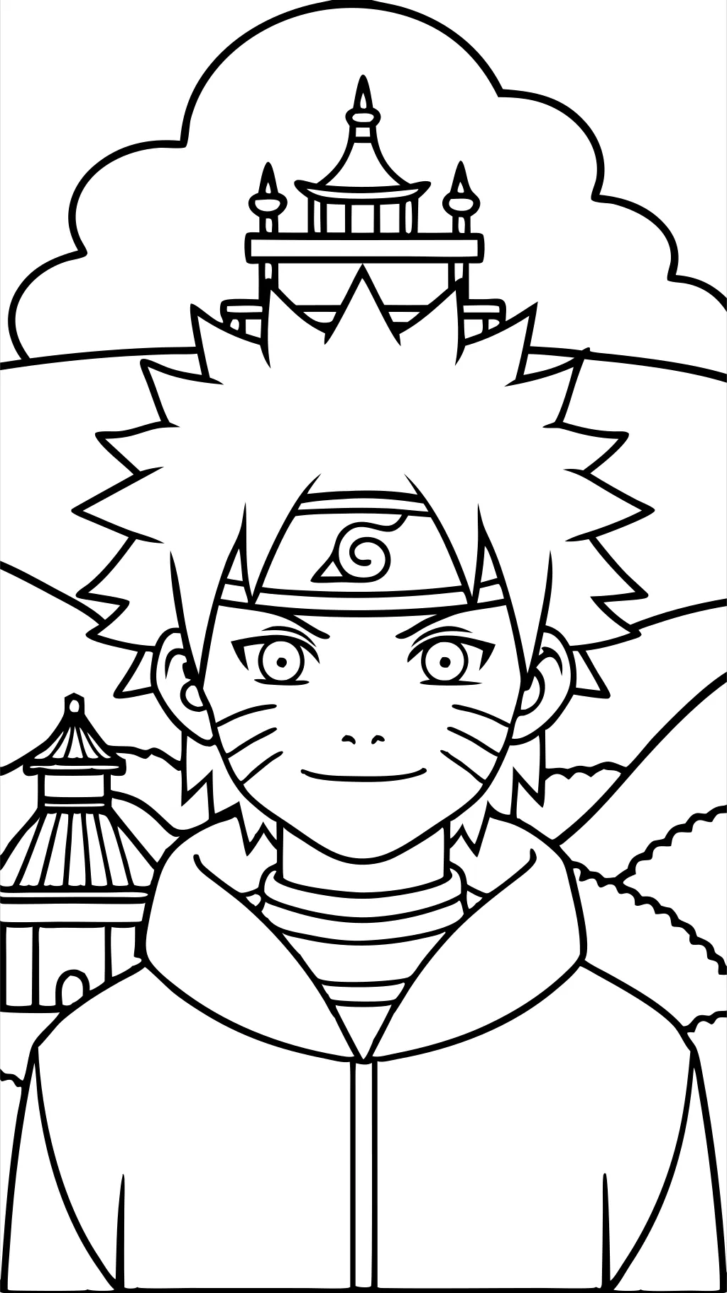 anime naruto coloring pages